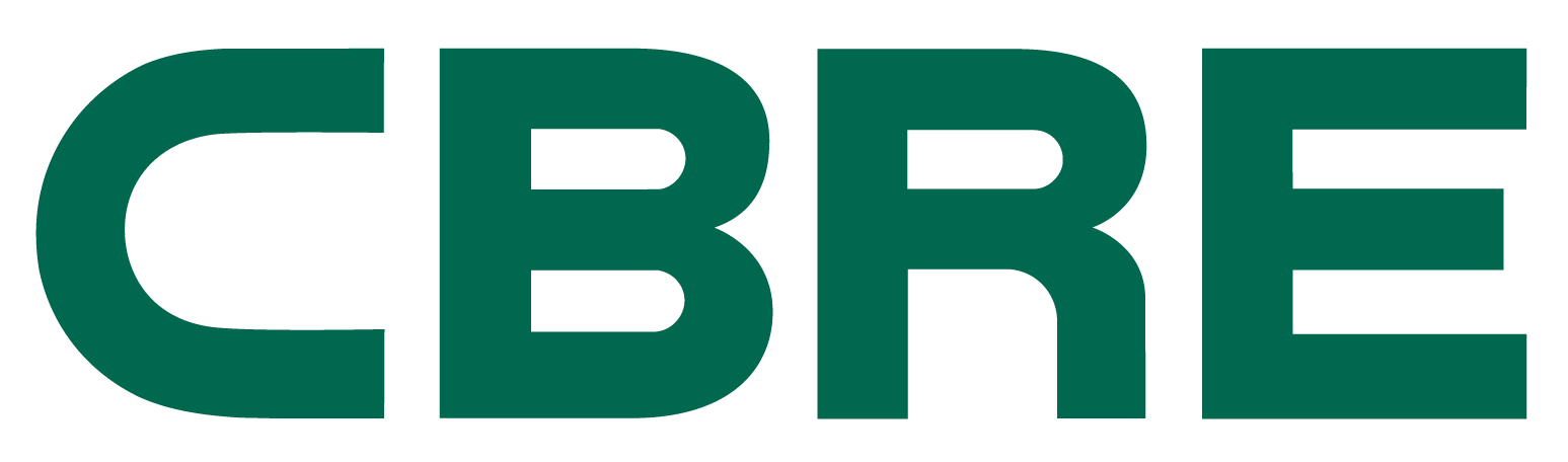 CBRE logo in forest green