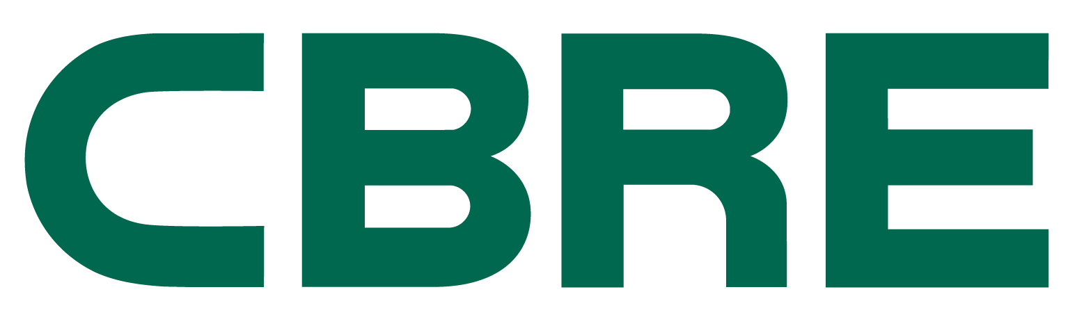 CBRE logo in forest green